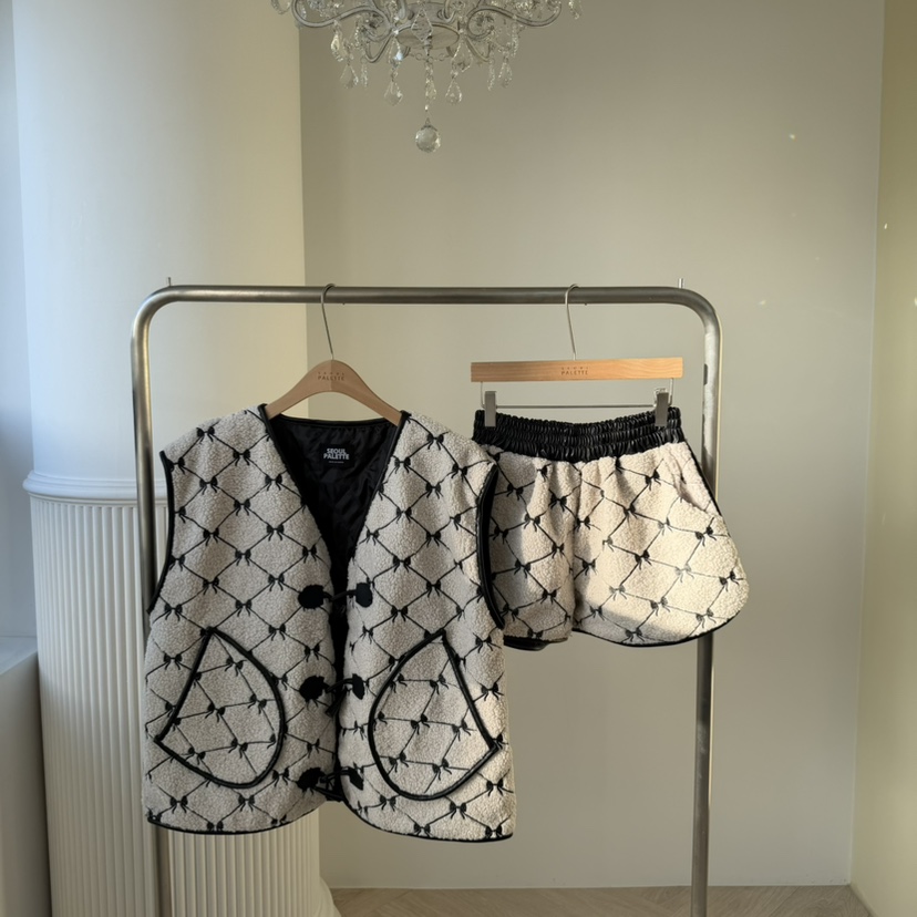 PALETTE-Q韓國直郵㊣女士新款人氣休閑推薦25秋冬短褲皮革PALETTE-Q短褲