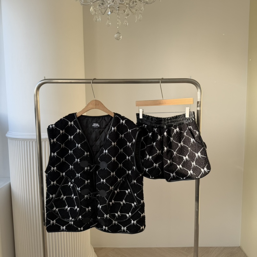 PALETTE-Q韓國直郵㊣女士新款人氣休閑推薦25秋冬短褲皮革PALETTE-Q短褲