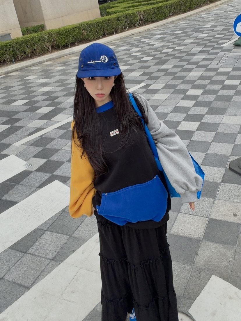 PALETTE-Q東大門㊣代購女士新品真品熱賣推薦人氣衛衣口袋棉PALETTE-Q衛衣