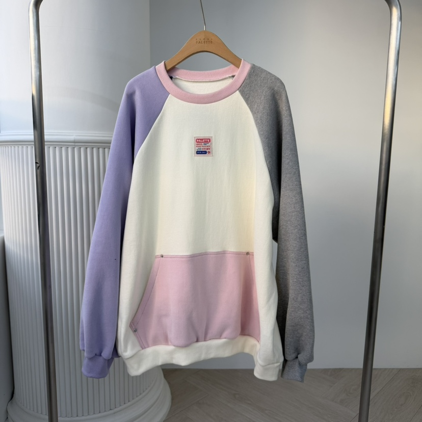 PALETTE-Q東大門㊣代購女士新品真品熱賣推薦人氣衛衣口袋棉PALETTE-Q衛衣圖色1