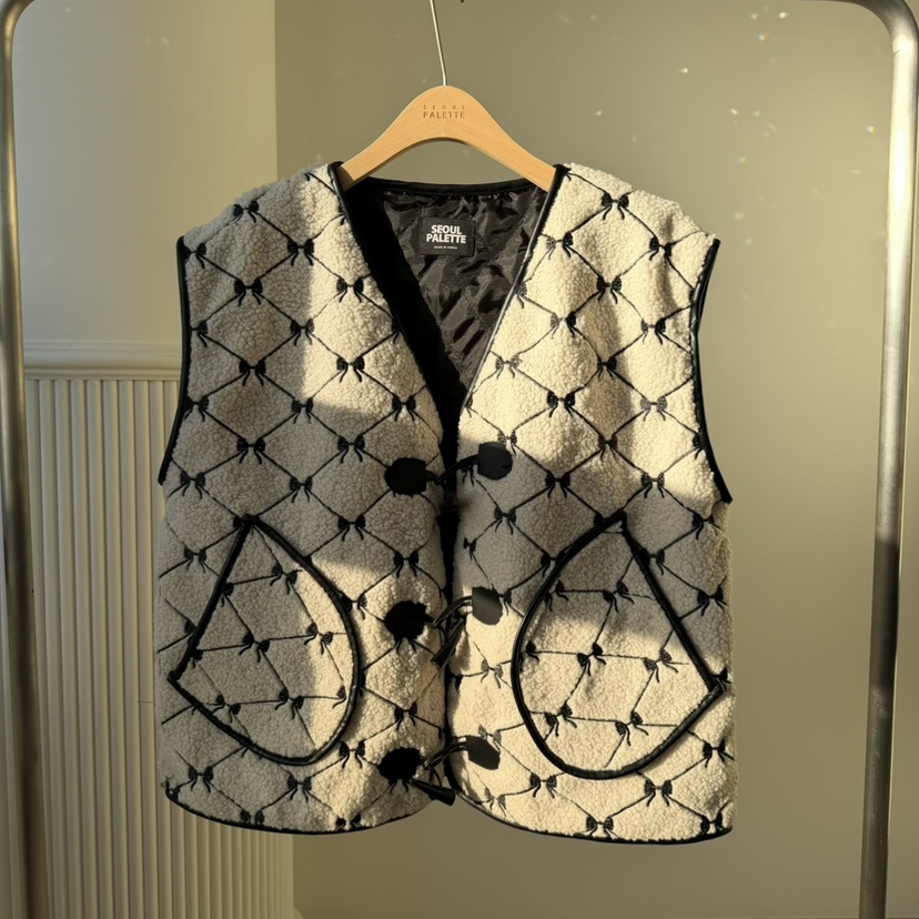 PALETTE-Q東大門㊣直郵女士新款時尚職業人氣真品推薦馬甲PALETTE-Q馬甲圖色1