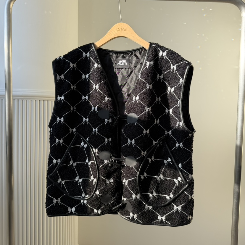 PALETTE-Q東大門㊣直郵女士新款時尚職業人氣真品推薦馬甲PALETTE-Q馬甲圖色2