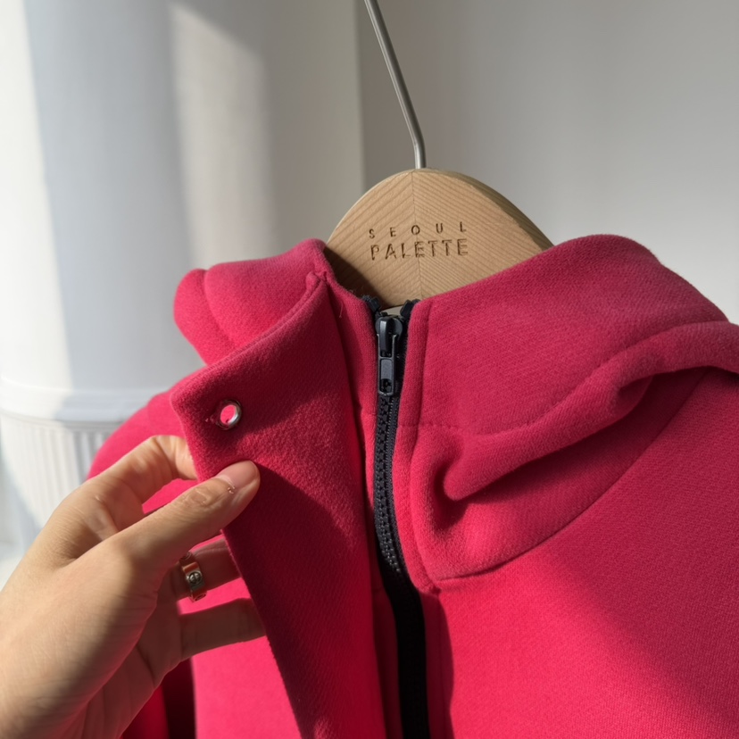 PALETTE-Q東大門㊣實拍女士新款推薦休閑真品衛衣連帽衫短款PALETTE-Q衛衣