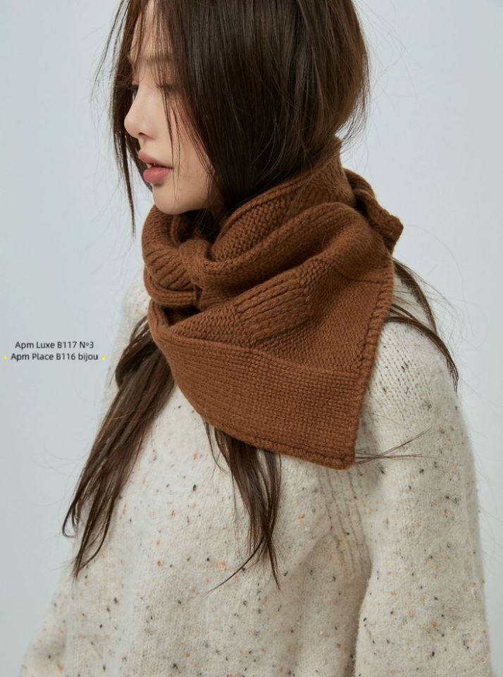 N3韓國直郵㊣女士新品人氣25秋冬時尚職業推薦熱賣圍巾披肩N3圍巾/披肩