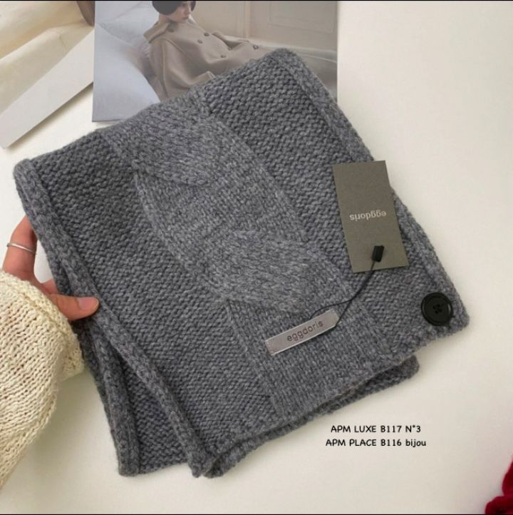 N3韓國直郵㊣女士新品人氣25秋冬時尚職業推薦熱賣圍巾披肩N3圍巾/披肩圖色4