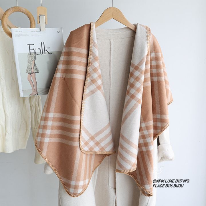 N3東大門㊣實拍女裝新款職業推薦真品25秋冬熱賣休閑圍巾披肩N3圍巾/披肩