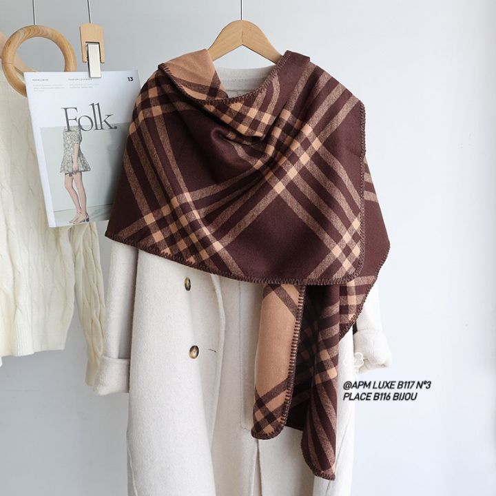 N3東大門㊣實拍女裝新款職業推薦真品25秋冬熱賣休閑圍巾披肩N3圍巾/披肩