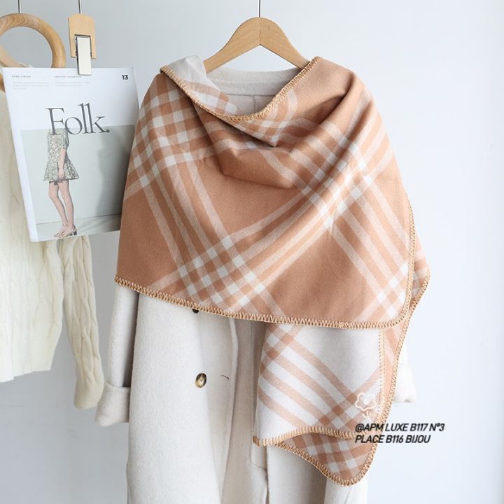 N3東大門㊣實拍女裝新款職業推薦真品25秋冬熱賣休閑圍巾披肩N3圍巾/披肩