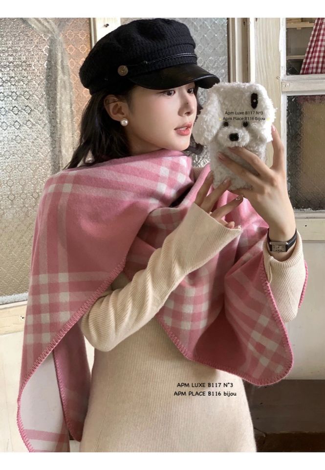 N3東大門㊣實拍女裝新款職業推薦真品25秋冬熱賣休閑圍巾披肩N3圍巾/披肩