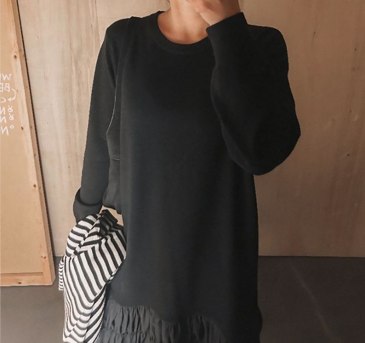 FEMME韓國代購㊣女裝新款職業熱賣人氣休閑推薦時尚連衣裙長款FEMME連衣裙