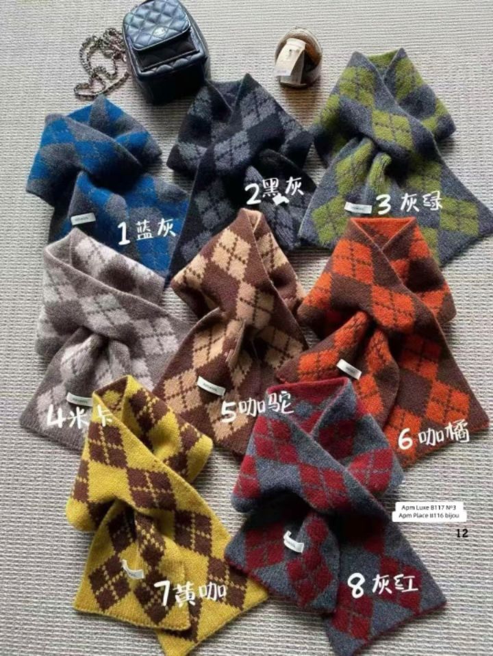 N3韓國直郵㊣女裝新款人氣真品休閑熱賣推薦時尚25秋冬圍巾披肩N3圍巾/披肩