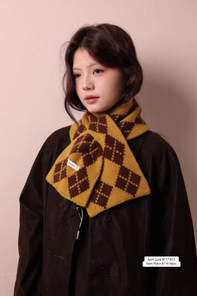 N3韓國直郵㊣女裝新款人氣真品休閑熱賣推薦時尚25秋冬圍巾披肩N3圍巾/披肩