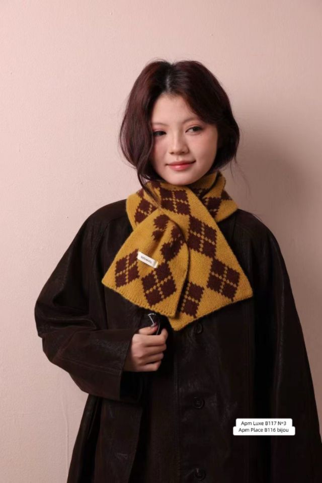 N3韓國直郵㊣女裝新款人氣真品休閑熱賣推薦時尚25秋冬圍巾披肩N3圍巾/披肩