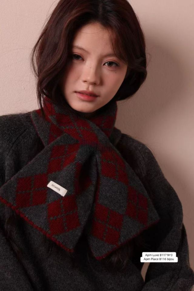 N3韓國直郵㊣女裝新款人氣真品休閑熱賣推薦時尚25秋冬圍巾披肩N3圍巾/披肩