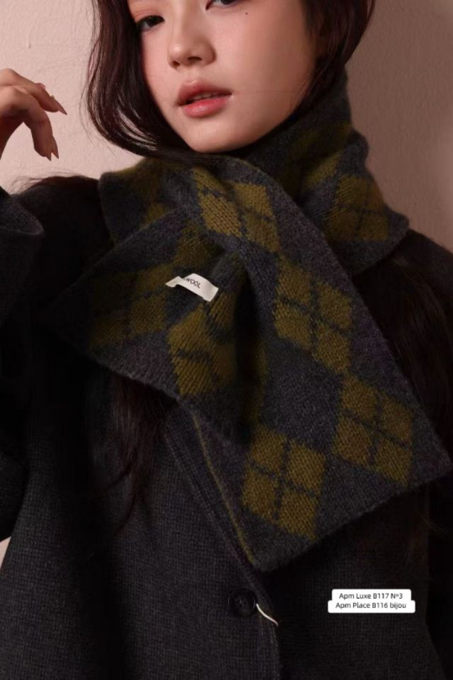 N3韓國直郵㊣女裝新款人氣真品休閑熱賣推薦時尚25秋冬圍巾披肩N3圍巾/披肩