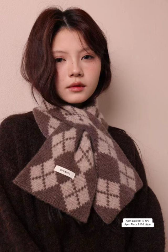 N3韓國直郵㊣女裝新款人氣真品休閑熱賣推薦時尚25秋冬圍巾披肩N3圍巾/披肩