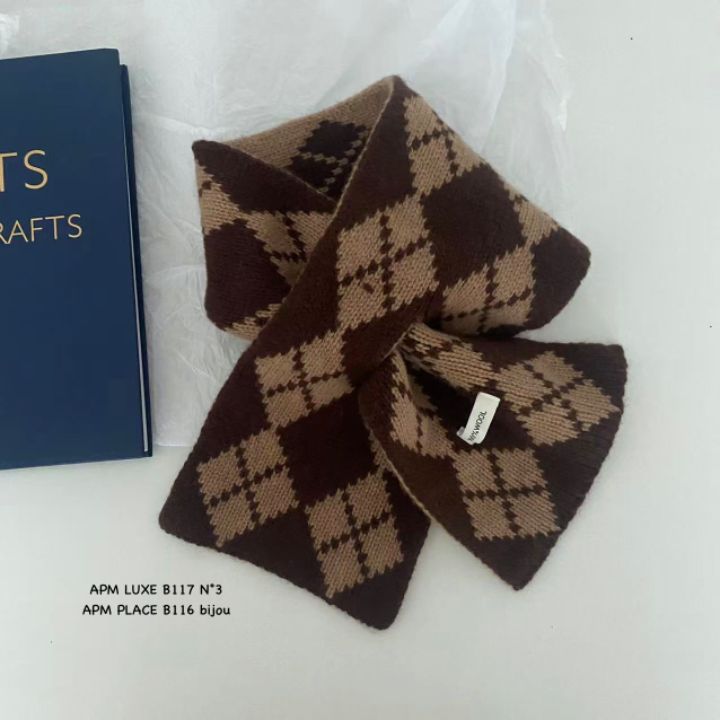 N3韓國直郵㊣女裝新款人氣真品休閑熱賣推薦時尚25秋冬圍巾披肩N3圍巾/披肩圖色2