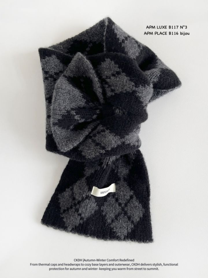 N3韓國直郵㊣女裝新款人氣真品休閑熱賣推薦時尚25秋冬圍巾披肩N3圍巾/披肩圖色7