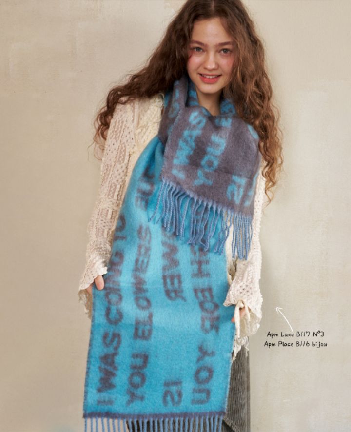 N3韓國直郵㊣女裝新款推薦熱賣時尚休閑25秋冬真品圍巾披肩N3圍巾/披肩