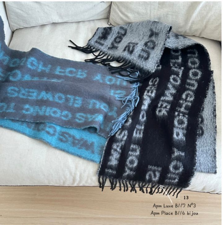 N3韓國直郵㊣女裝新款推薦熱賣時尚休閑25秋冬真品圍巾披肩N3圍巾/披肩