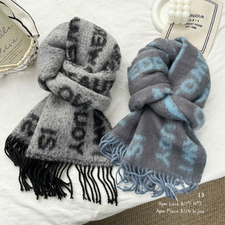 N3韓國直郵㊣女裝新款推薦熱賣時尚休閑25秋冬真品圍巾披肩N3圍巾/披肩