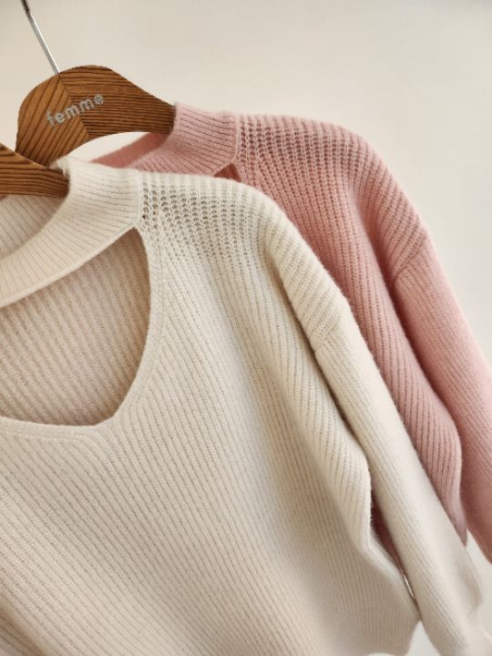 FEMME韓國代購㊣女裝新款職業人氣熱賣時尚真品推薦休閑針織衫FEMME針織衫