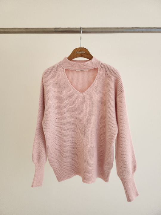 FEMME韓國代購㊣女裝新款職業人氣熱賣時尚真品推薦休閑針織衫FEMME針織衫圖色2