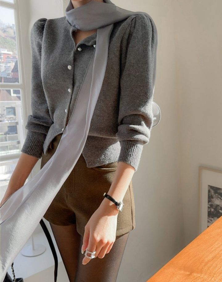 FEMME東大門㊣代購女裝新款真品時尚推薦25秋冬職業針織衫開衫FEMME針織衫