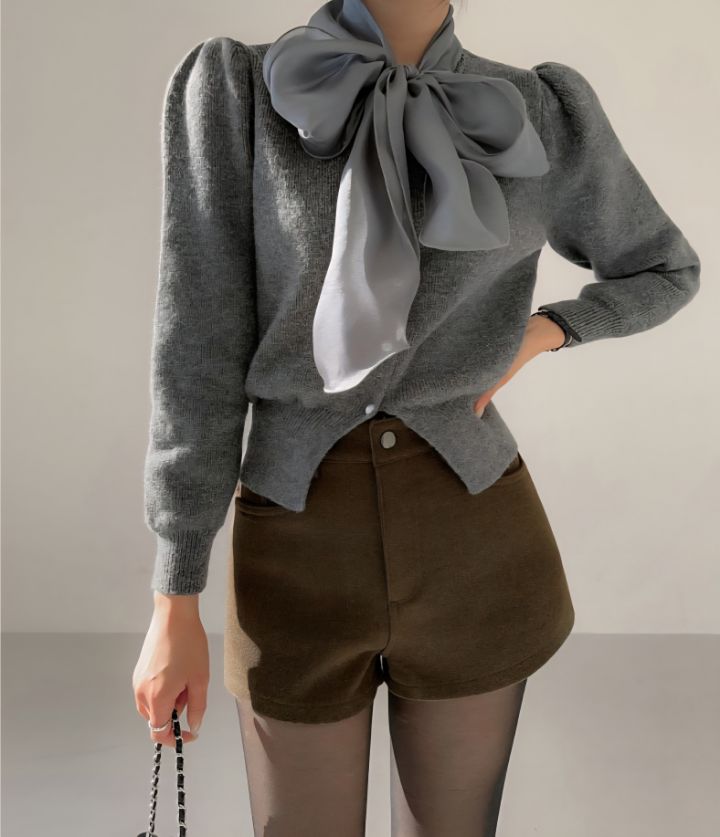 FEMME東大門㊣代購女裝新款真品時尚推薦25秋冬職業針織衫開衫FEMME針織衫