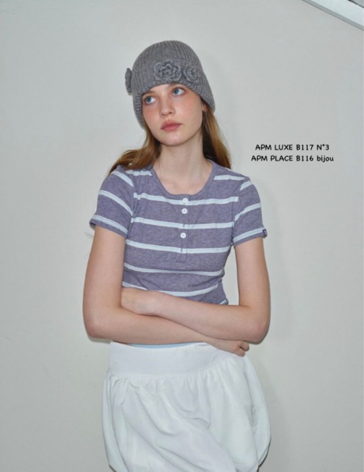 N3韓國直郵㊣女士新款人氣職業真品25秋冬熱賣推薦帽子花朵N3帽子