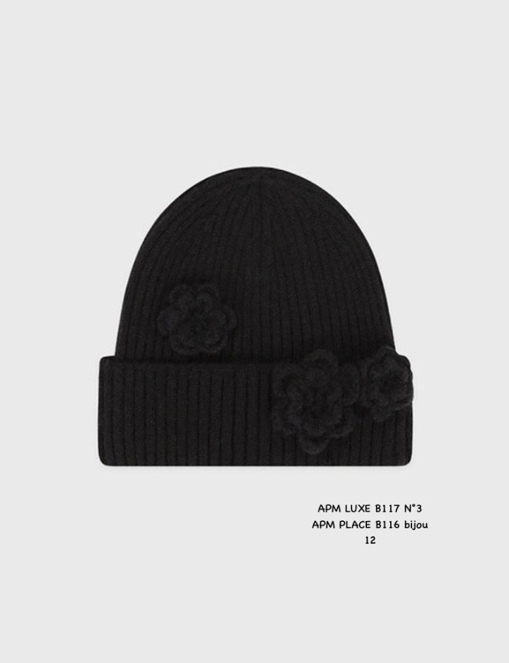 N3韓國直郵㊣女士新款人氣職業真品25秋冬熱賣推薦帽子花朵N3帽子