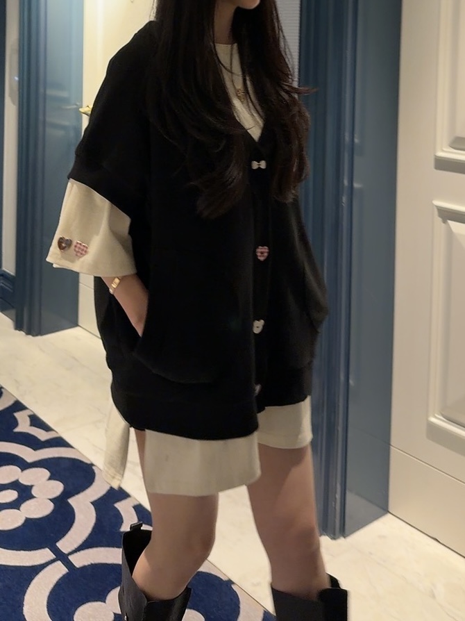 PALETTE-Q東大門㊣直郵女裝新款職業真品熱賣時尚推薦T恤紐扣PALETTE-QT恤