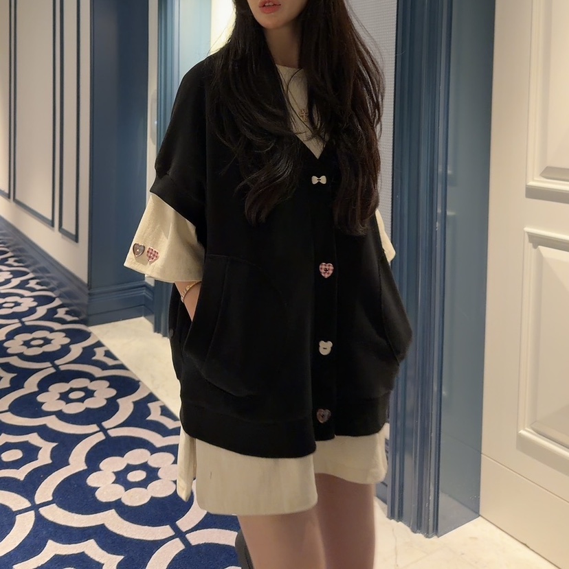 PALETTE-Q東大門㊣直郵女裝新款職業真品熱賣時尚推薦T恤紐扣PALETTE-QT恤