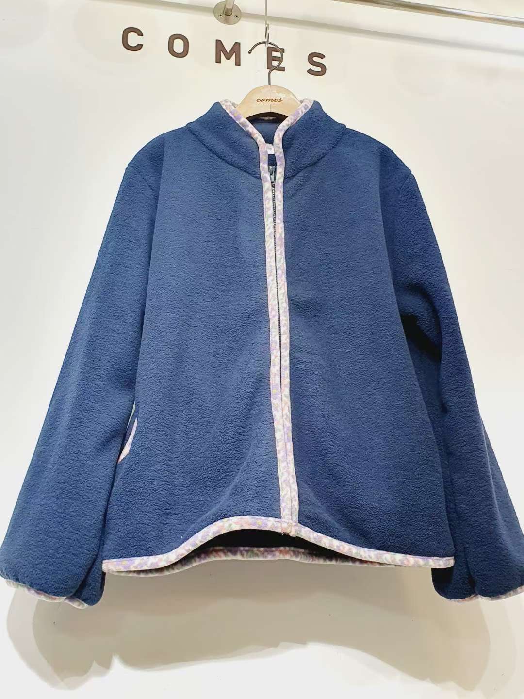 COMES-컴즈-OT東大門㊣代購女士新款真品職業夾克抓絨拉鏈COMES-ot夾克圖色2