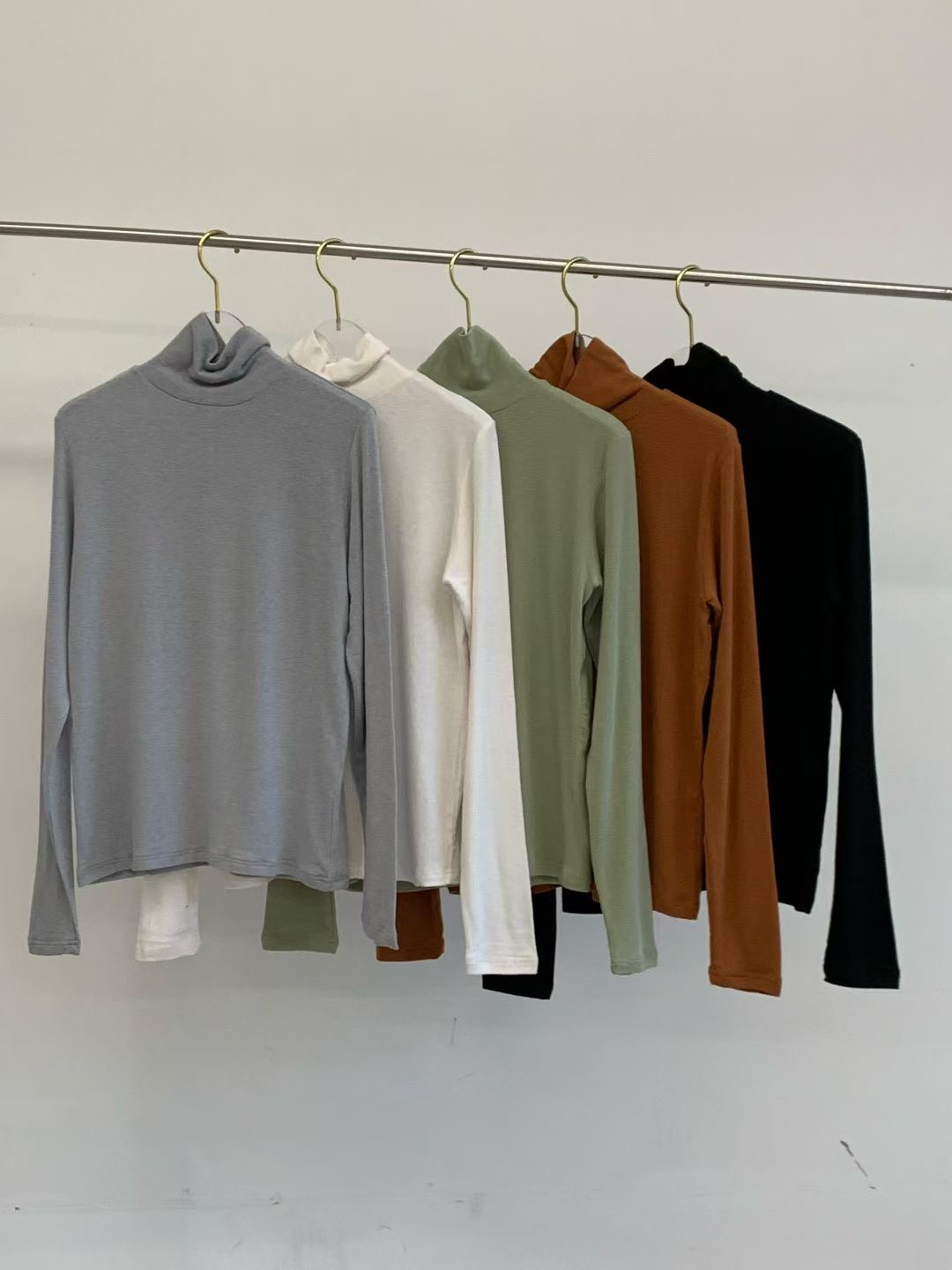 WADE東大門㊣實拍女士新品時尚人氣推薦職業25秋冬長袖T恤安哥拉WADE長袖T恤圖色5左五色