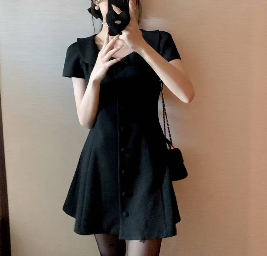 DRY FLOWER東大門㊣直郵女士新品熱賣職業真品人氣推薦連衣裙DRY FLOWER連衣裙