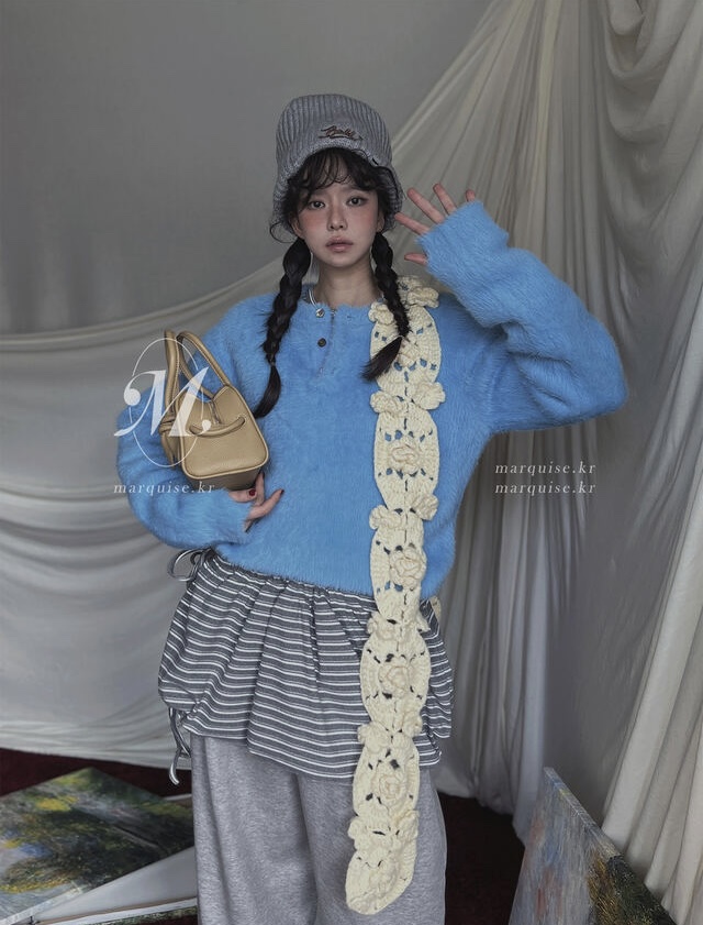 OURWAVE/OUR ROOM東大門㊣代購女裝新款時尚職業真品針織衫Our Wave/Our Room針織衫