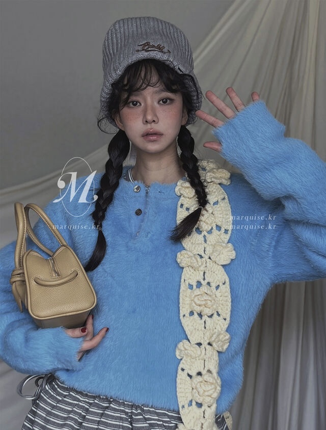 OURWAVE/OUR ROOM東大門㊣代購女裝新款時尚職業真品針織衫Our Wave/Our Room針織衫