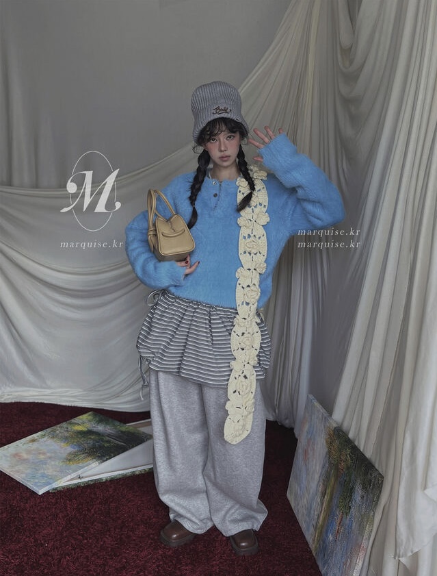 OURWAVE/OUR ROOM東大門㊣代購女裝新款時尚職業真品針織衫Our Wave/Our Room針織衫