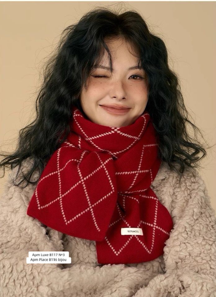 N3韓國直郵㊣女裝新款人氣職業真品熱賣休閑25秋冬圍巾披肩N3圍巾/披肩