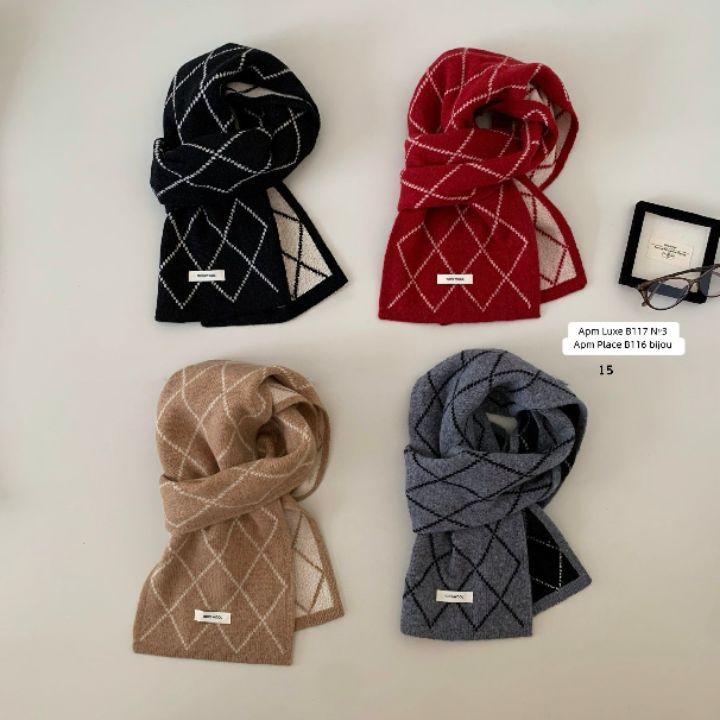 N3韓國直郵㊣女裝新款人氣職業真品熱賣休閑25秋冬圍巾披肩N3圍巾/披肩