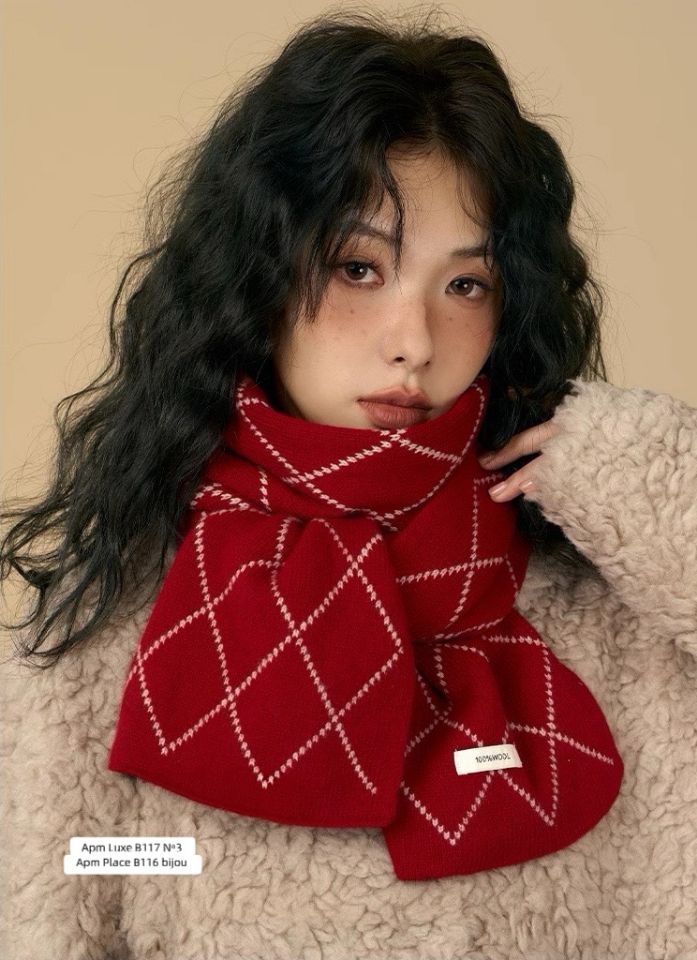 N3韓國直郵㊣女裝新款人氣職業真品熱賣休閑25秋冬圍巾披肩N3圍巾/披肩