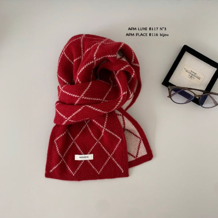 N3韓國直郵㊣女裝新款人氣職業真品熱賣休閑25秋冬圍巾披肩N3圍巾/披肩圖色2