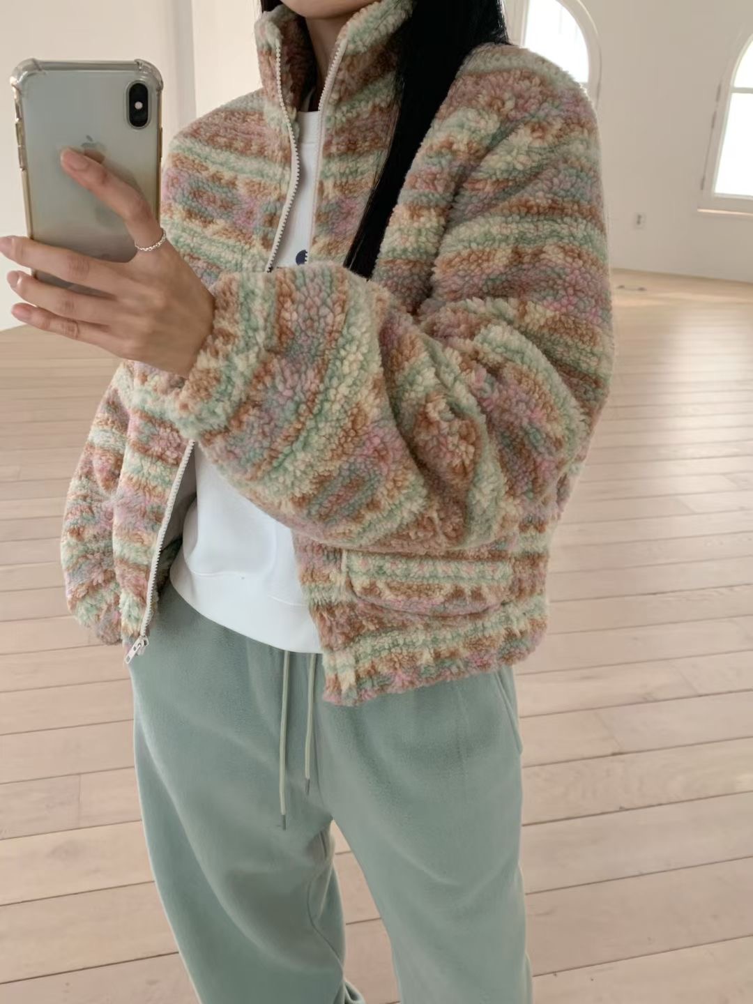 WADE東大門㊣直郵女裝新款休閑真品25秋冬推薦人氣時尚夾克棉WADE夾克