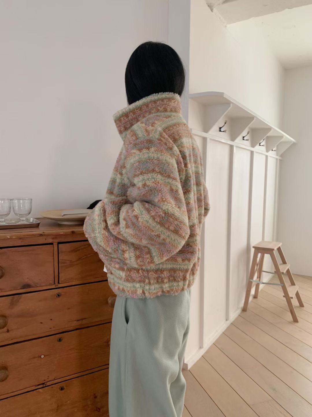 WADE東大門㊣直郵女裝新款休閑真品25秋冬推薦人氣時尚夾克棉WADE夾克