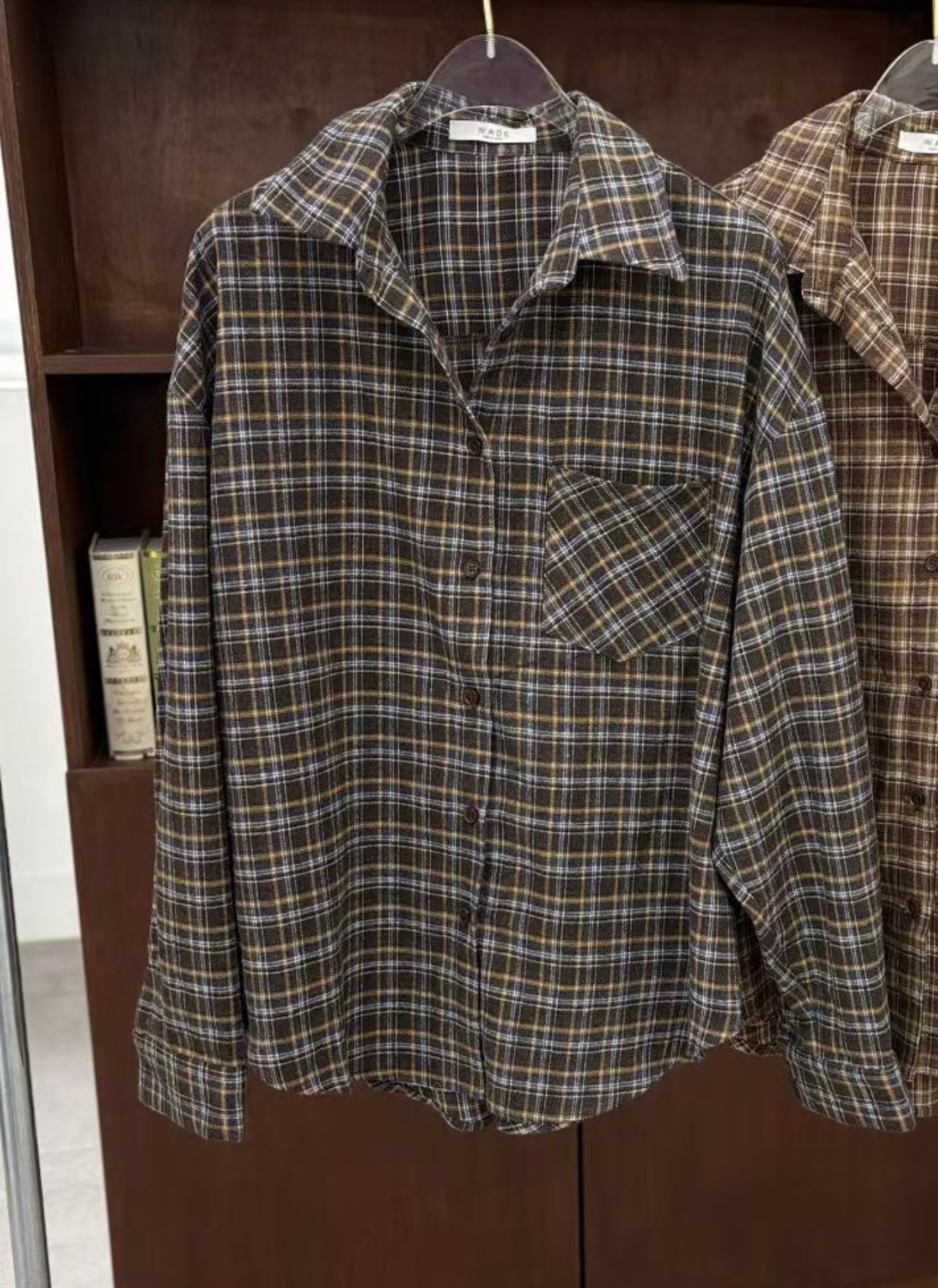 WADE韓國直郵㊣女裝新品熱賣真品時尚推薦25秋冬襯衫蕾絲衫WADE襯衫/蕾絲衫圖色1