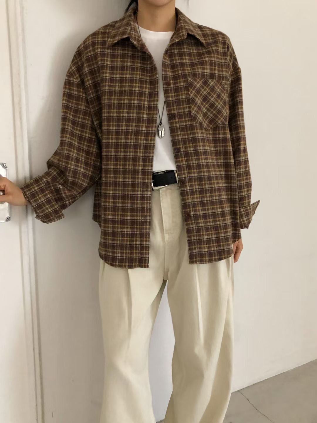 WADE韓國直郵㊣女裝新品熱賣真品時尚推薦25秋冬襯衫蕾絲衫WADE襯衫/蕾絲衫圖色2