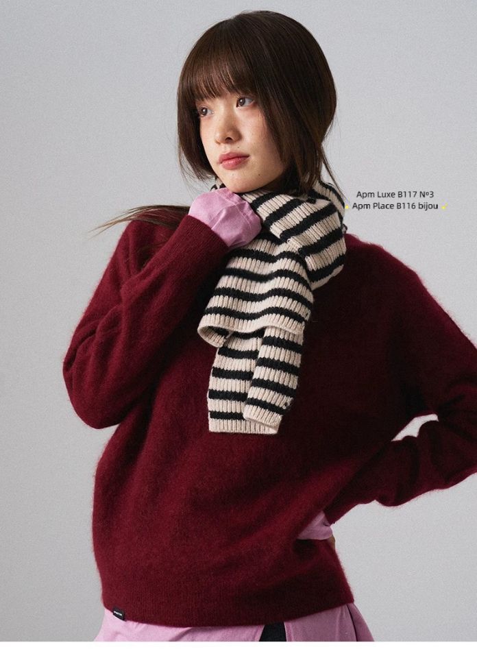 N3韓國直郵㊣女裝新款真品人氣25秋冬熱賣推薦圍巾披肩羊毛N3圍巾/披肩