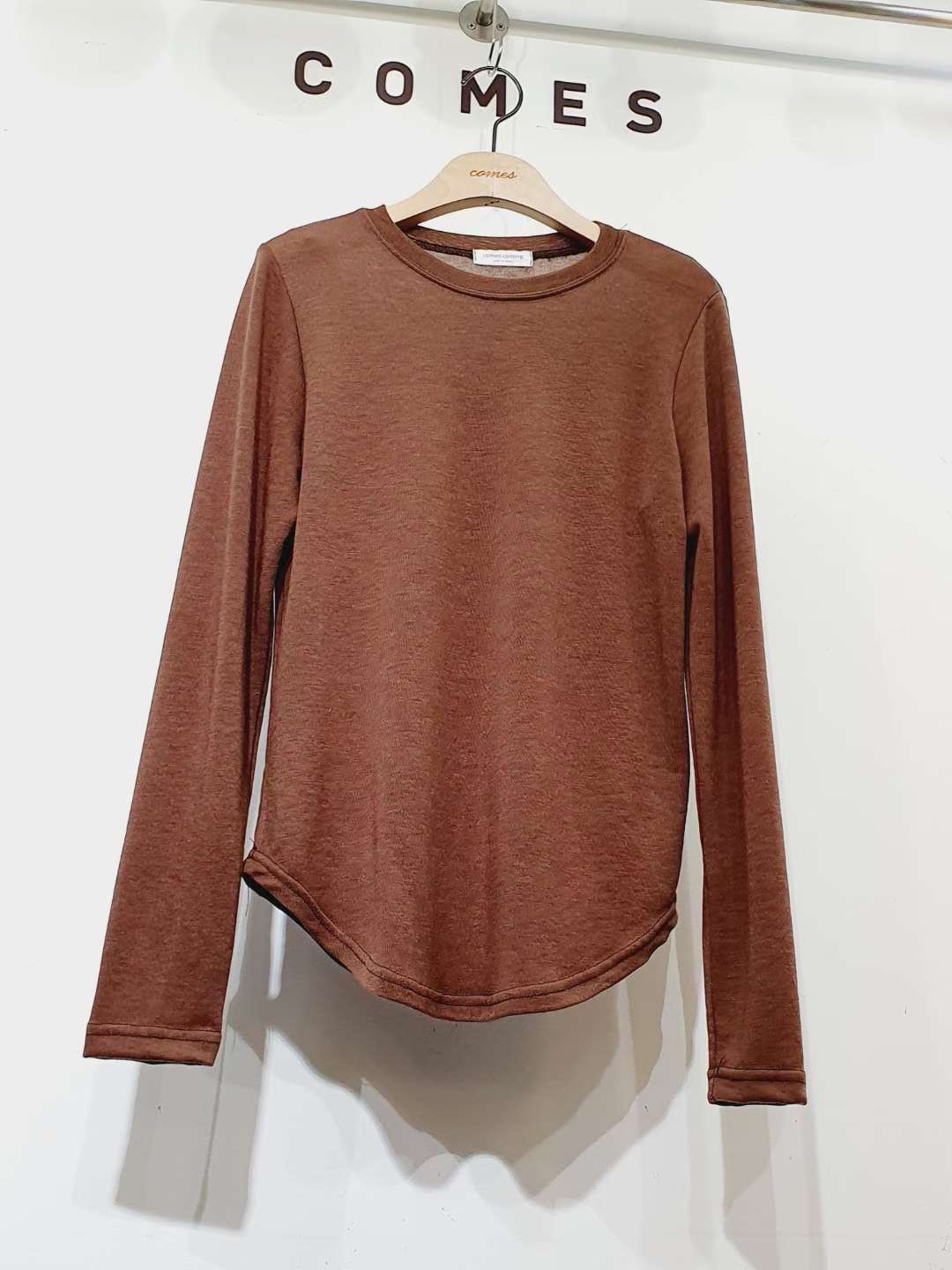 COMES-컴즈-OT東大門㊣實拍女裝新款熱賣休閑推薦長袖T恤COMES-ot長袖T恤圖色3