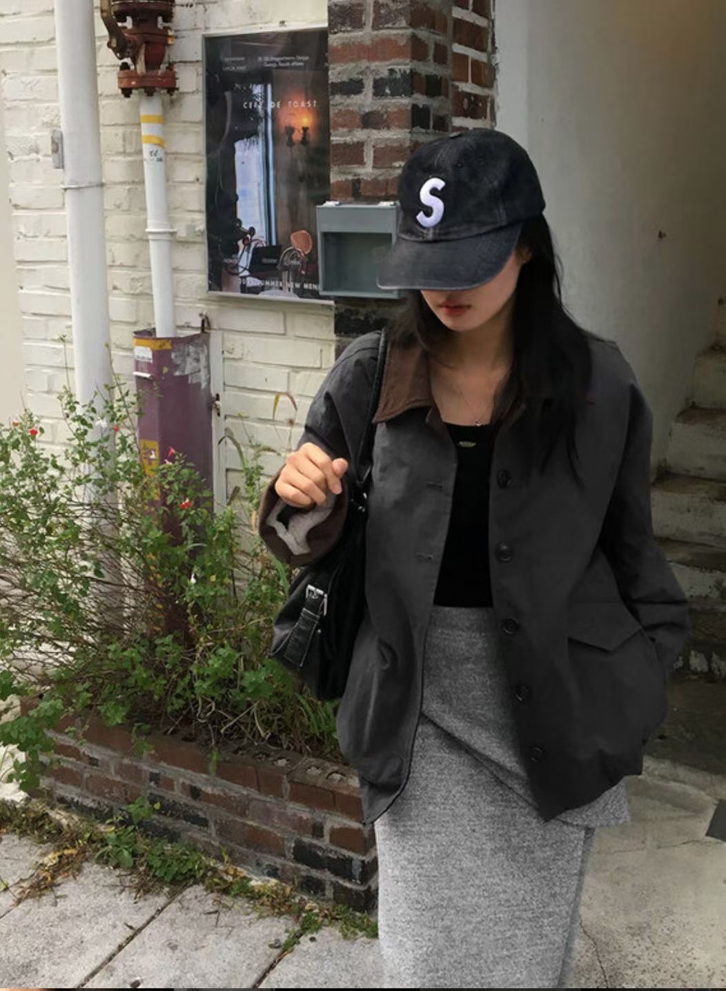 WADE東大門㊣代購女士新品職業人氣25秋冬休閑真品推薦夾克WADE夾克圖色1